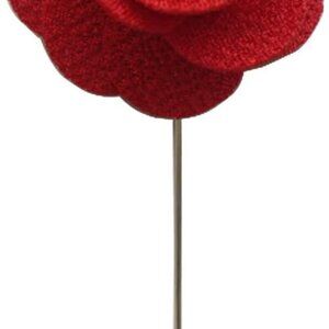 Men's Lapel Flower Stick Brooch Pin Boutonniere for Suit Tuxedo Corsage